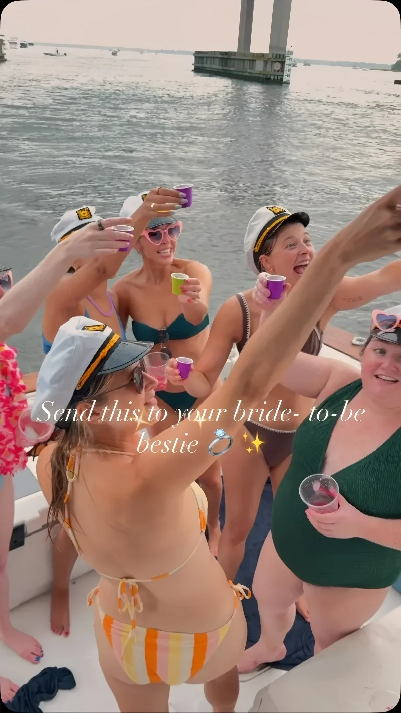 Birthday celebration on a Charleston yacht