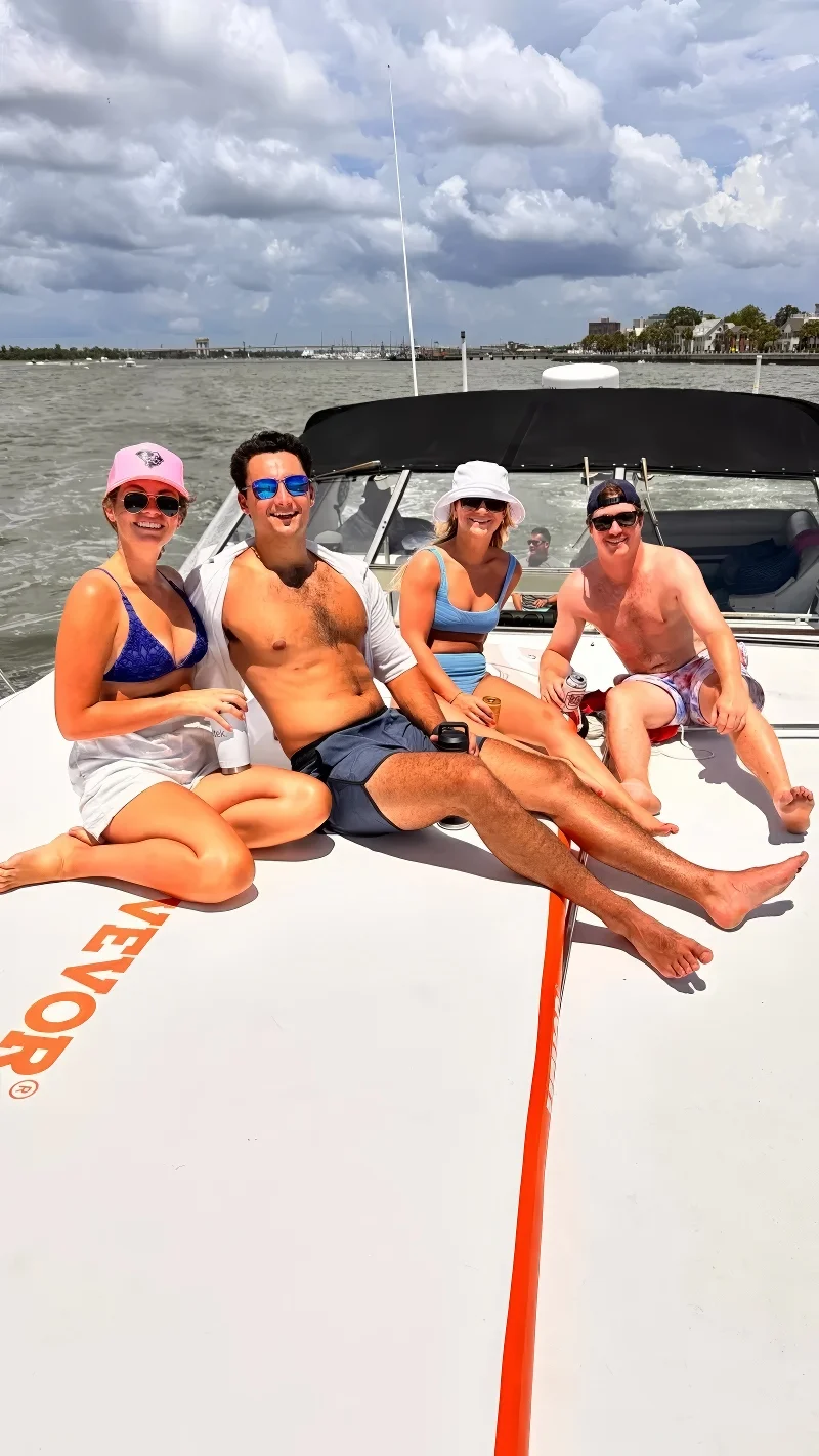 Crew on the bow, Charleston community sailing program